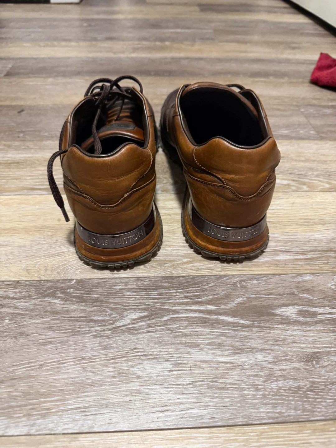 Louis Vuitton Brown Leather Sneakers - photo 2