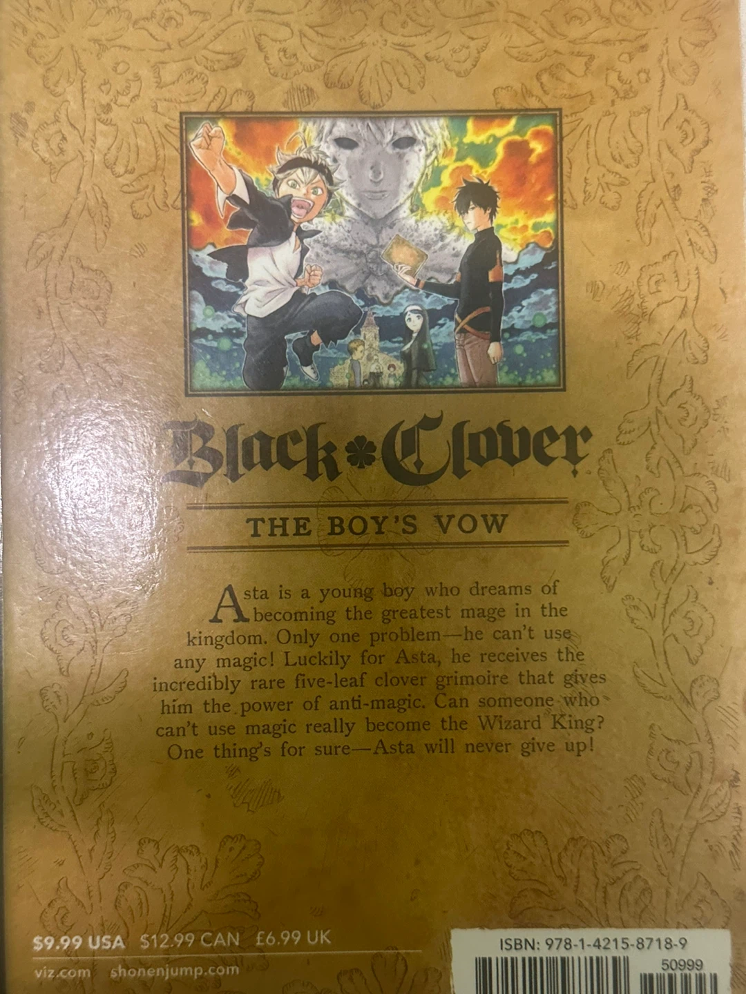 Black Clover Manga Volumes 1-5 bundle - photo 3