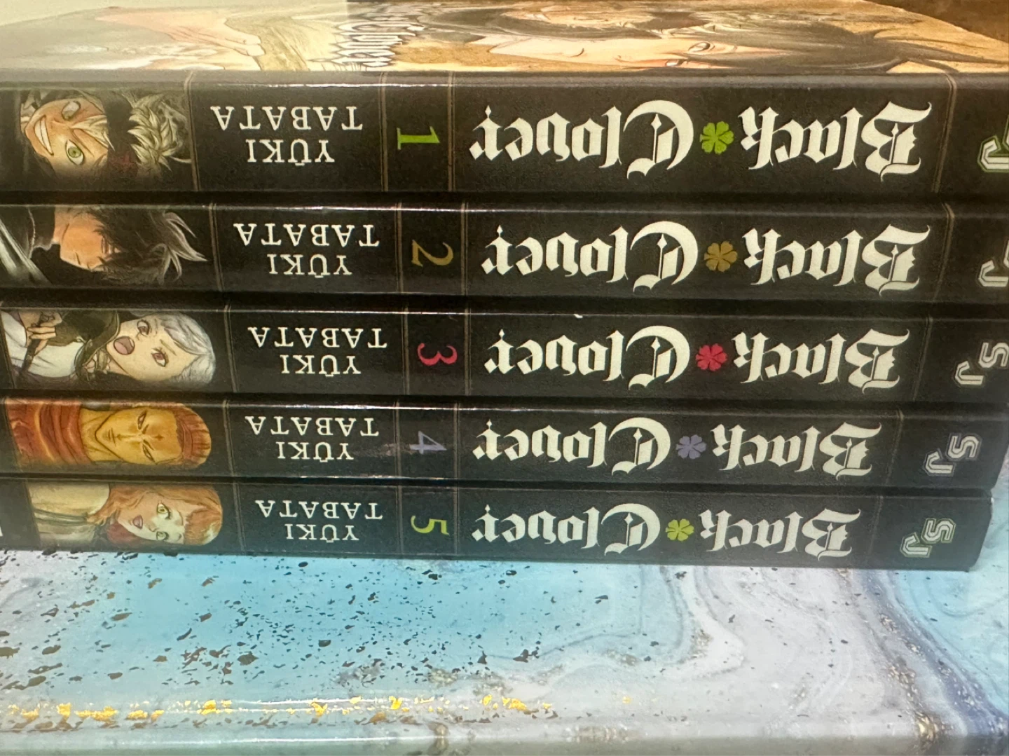 Black Clover Manga Volumes 1-5 bundle