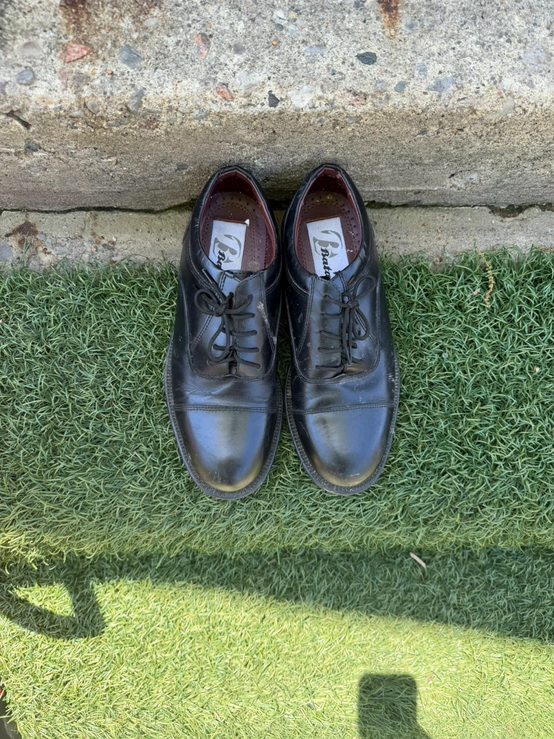 Black Leather Dress Shoes - photo 3