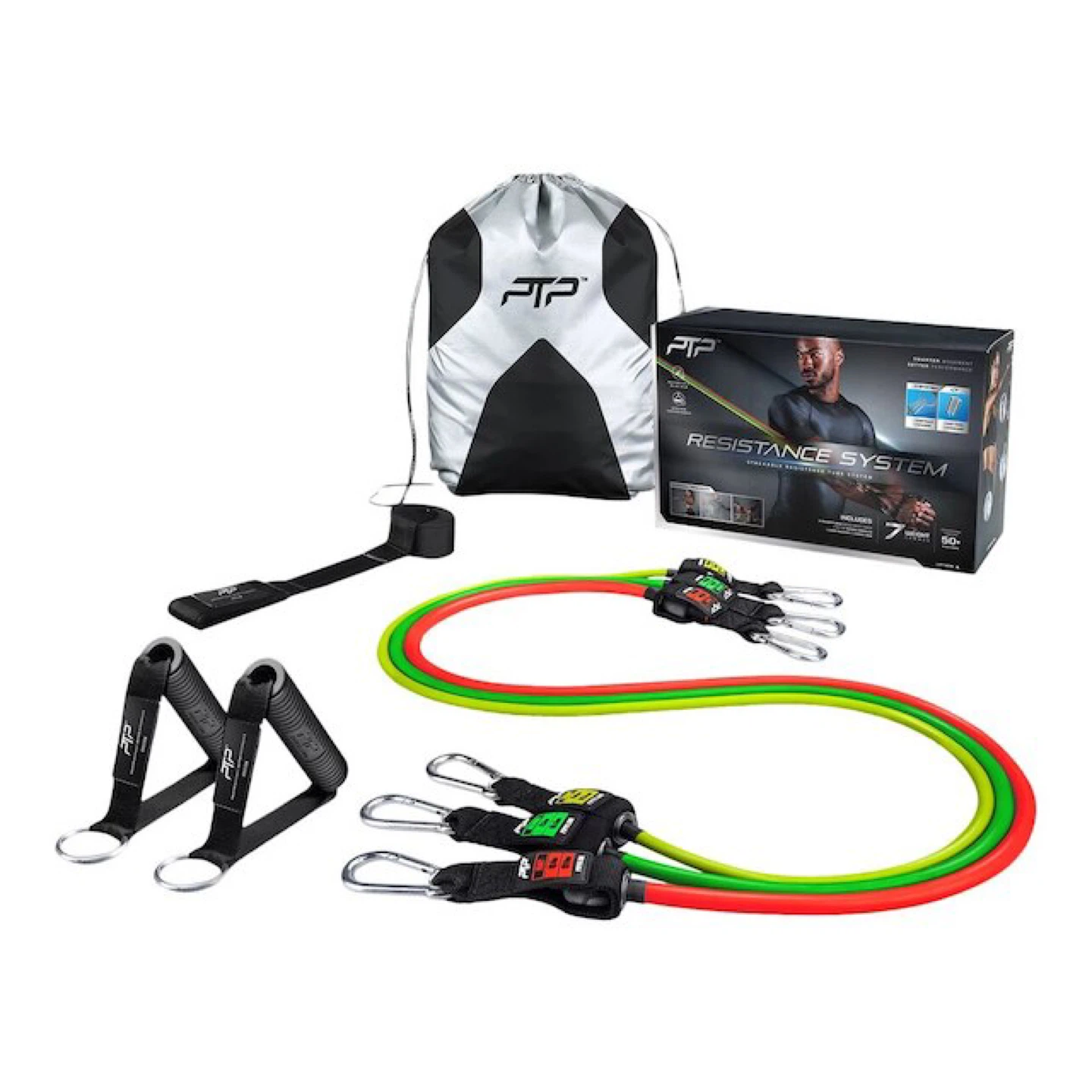PTP Resistance System Exercise Bands Kit with Bag - photo 2