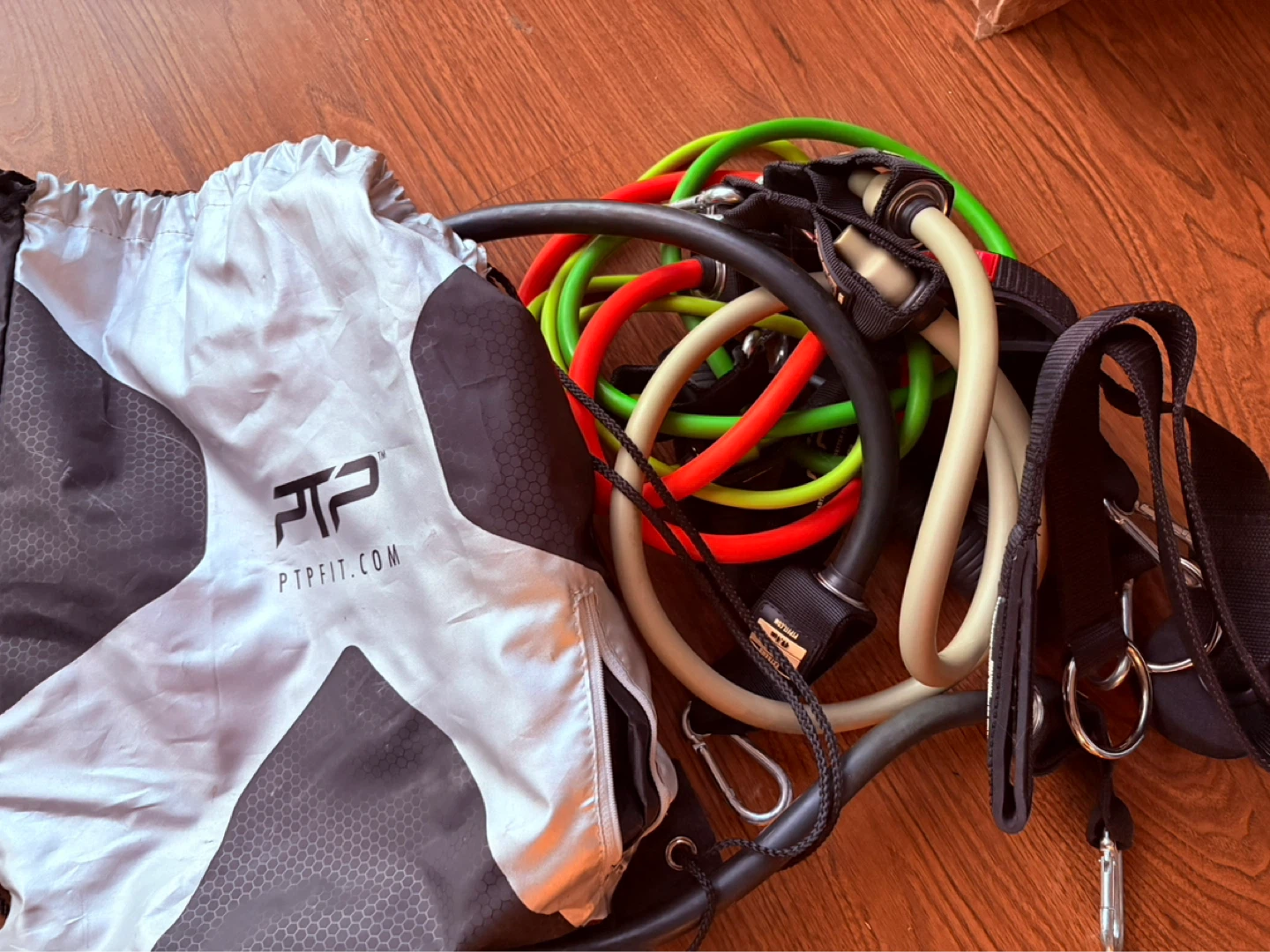 PTP Resistance System Exercise Bands Kit with Bag