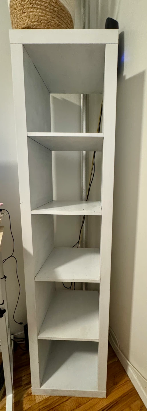 White IKEA Kallax Bookshelf - photo 5