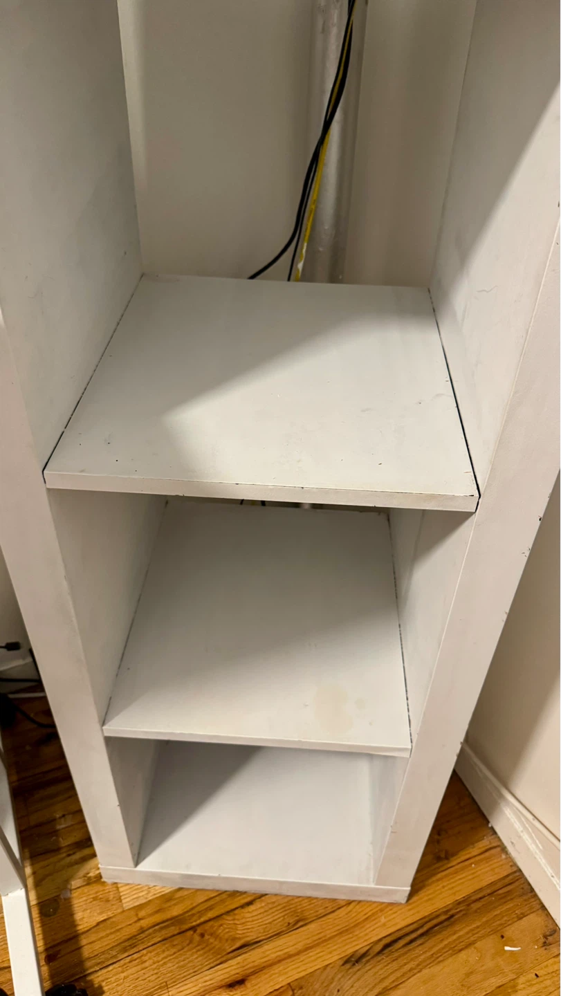 White IKEA Kallax Bookshelf - photo 3