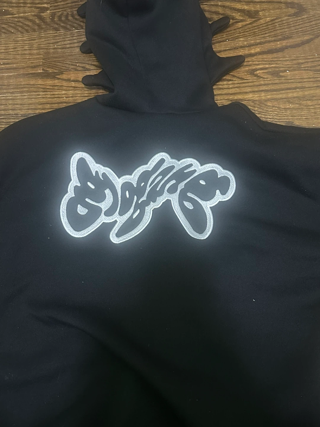 Glo gang black hoodie 2XL or Large - photo 2