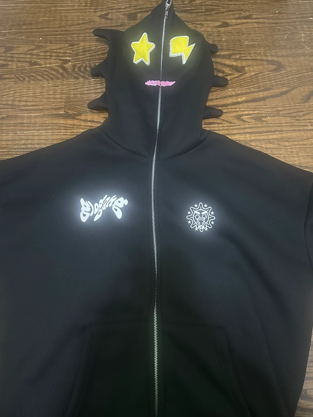 Glo gang black hoodie 2XL or Large