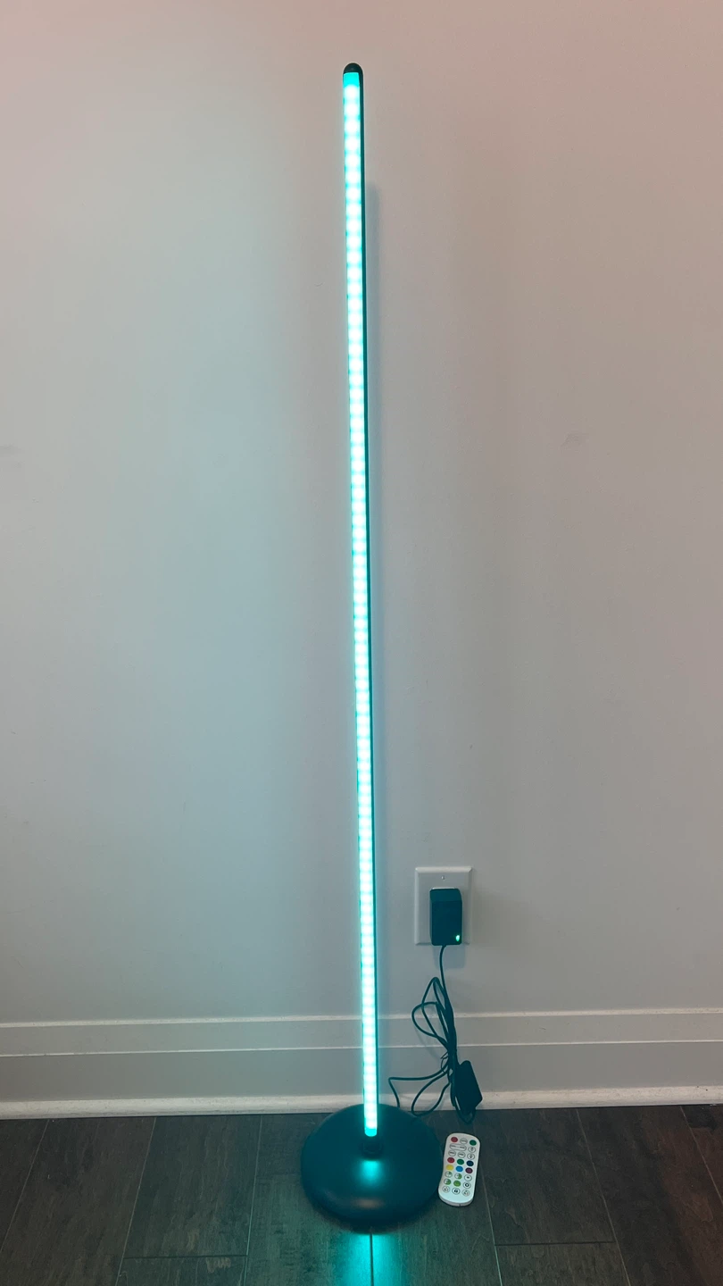Smart RGB LED Corner Floor Lamp
