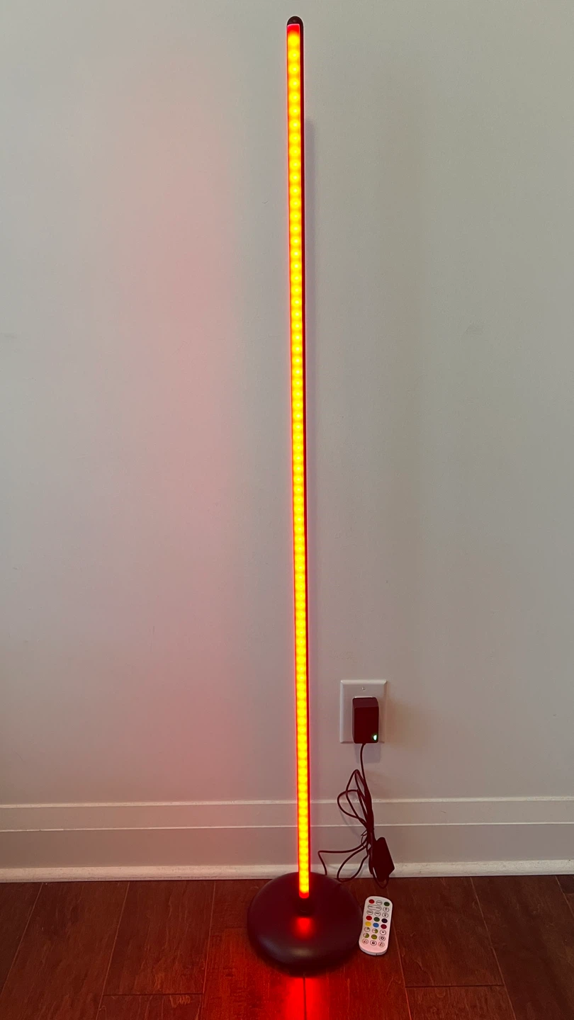 Smart RGB LED Corner Floor Lamp - photo 2