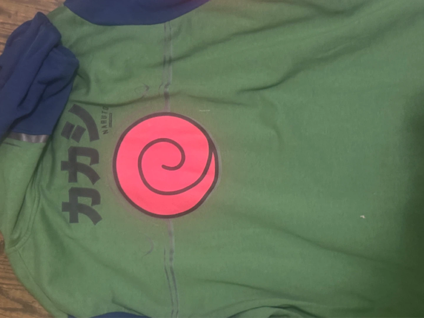 Naruto Kakashi Hatake Zip Up Hoodie 2XL - photo 2