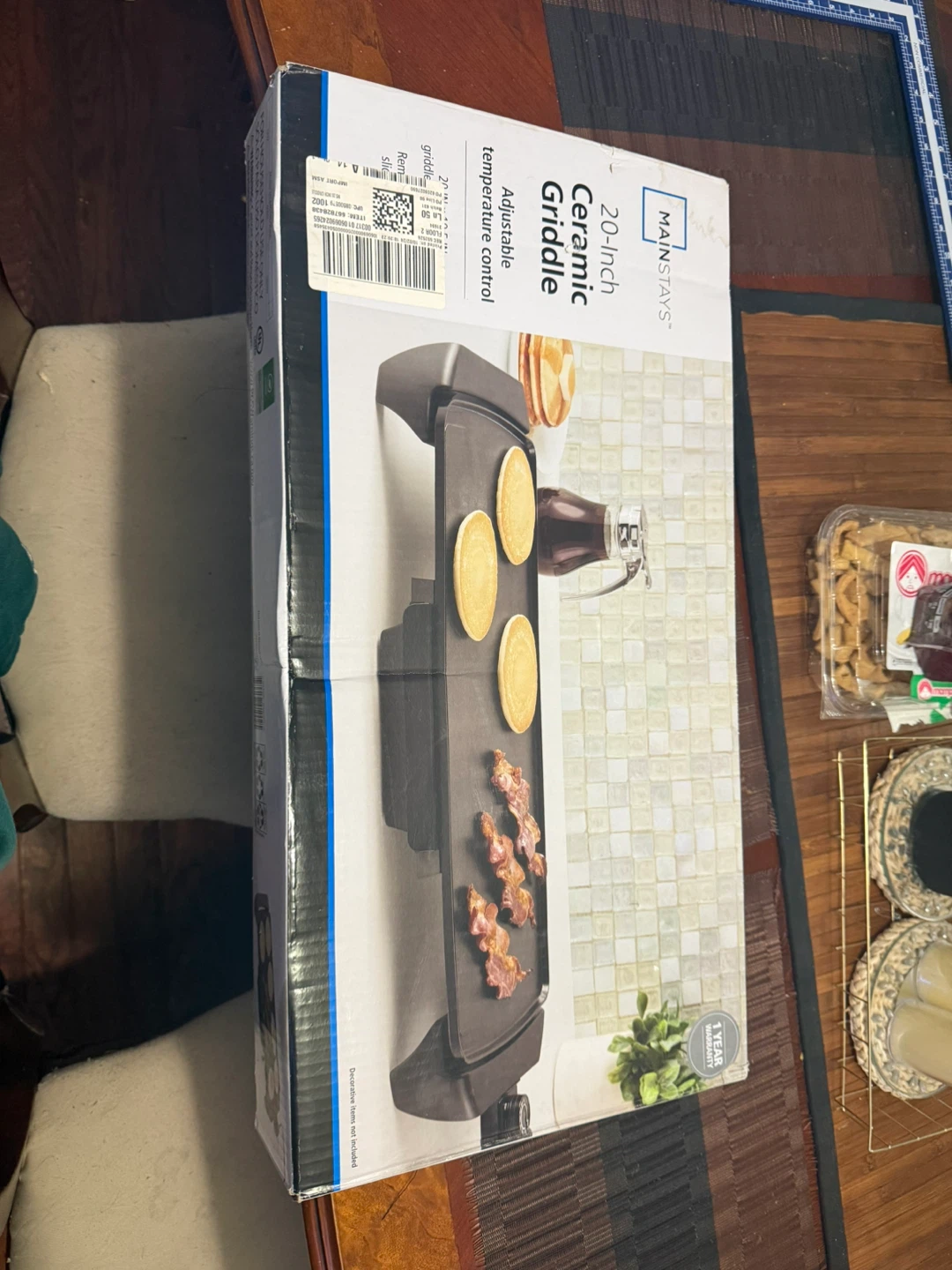 Mainstays 20-Inch Ceramic Griddle