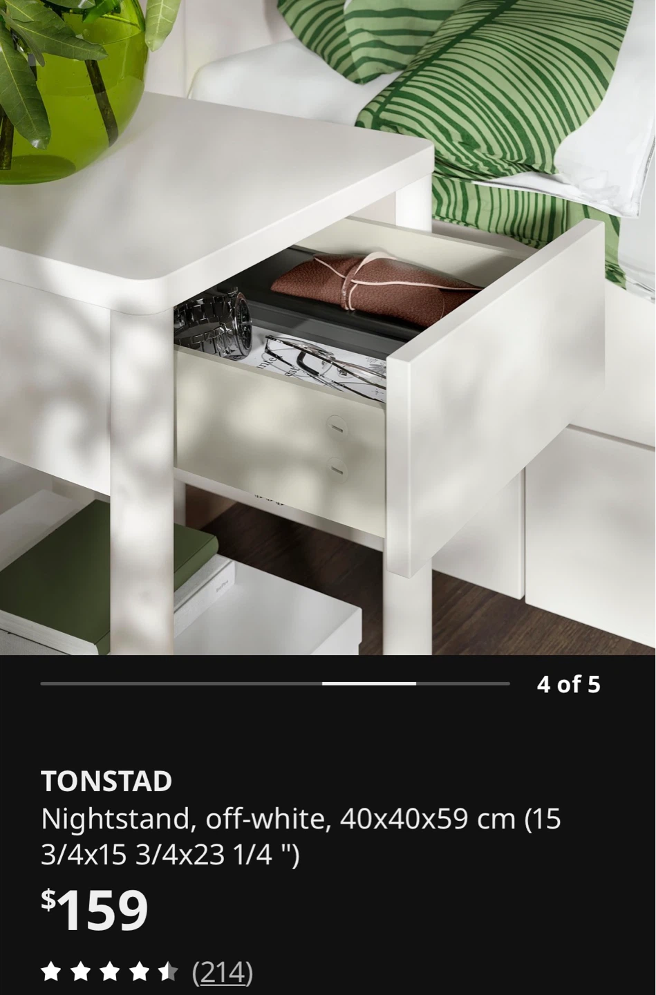 IKEA TONSTAD Nightstand - photo 4