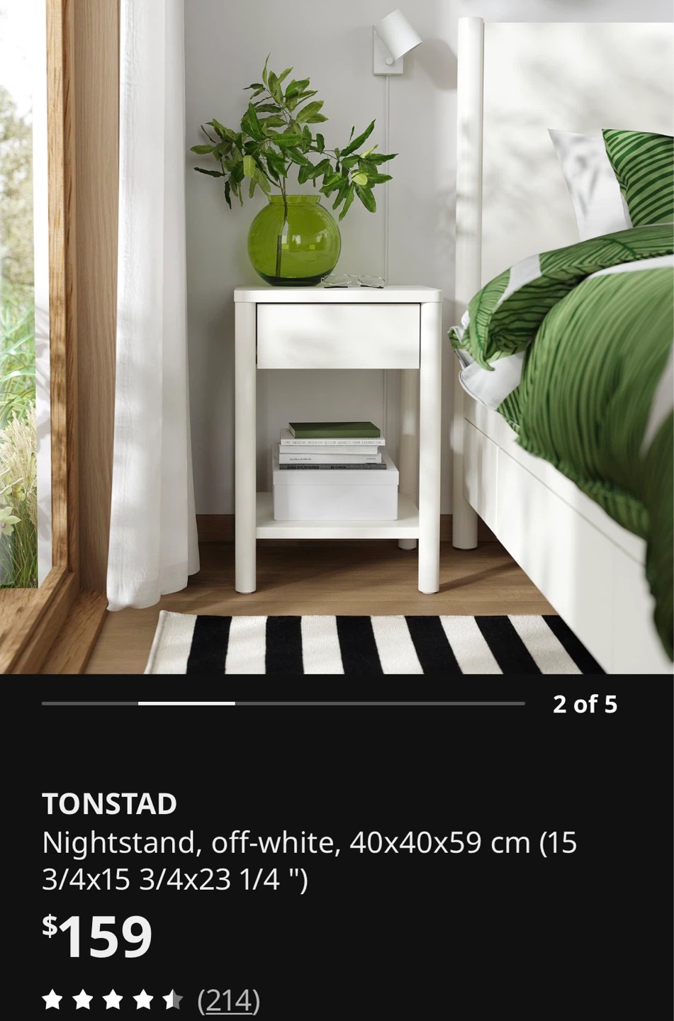 IKEA TONSTAD Nightstand - photo 3
