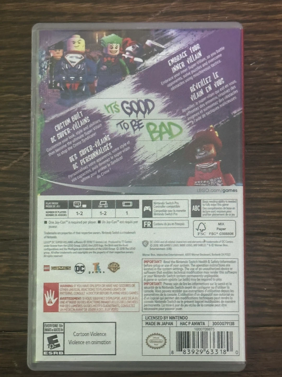 Nintendo Switch LEGO DC Super Villains Game - photo 3