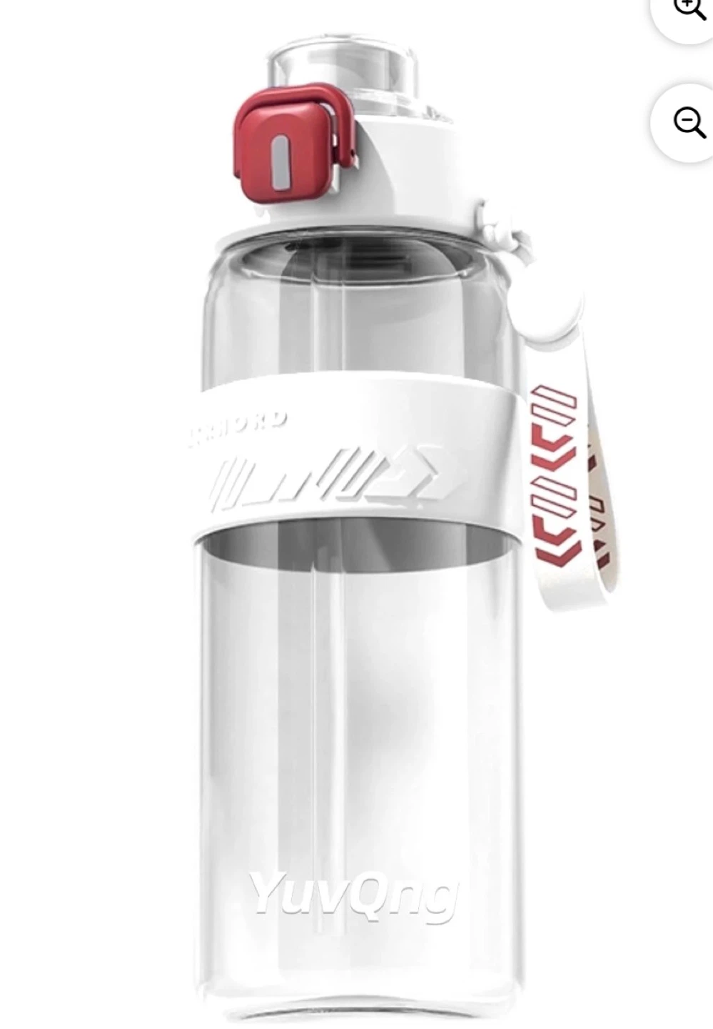 Water Bottle with Straw and Direct Drink Mouth, 800ml