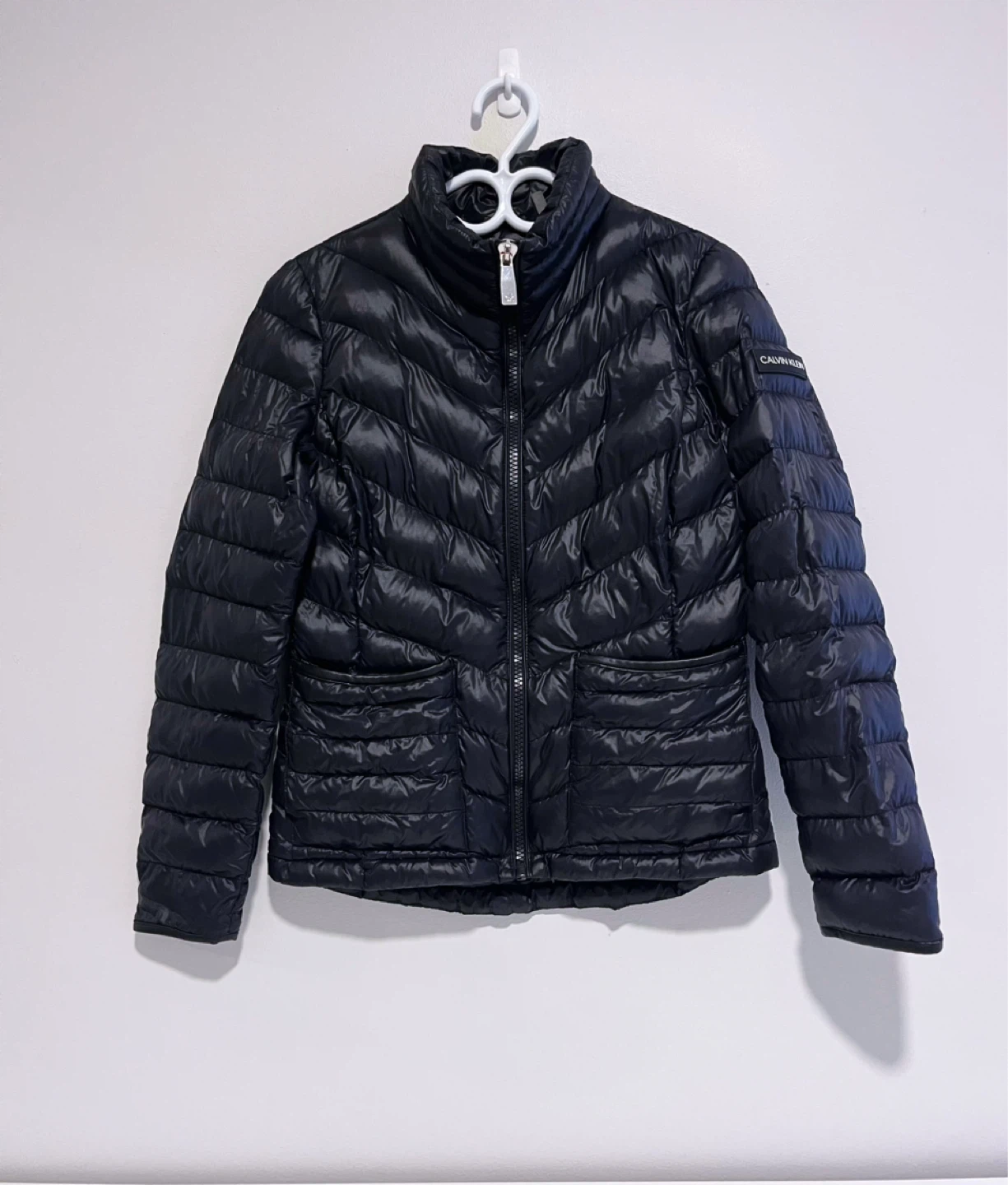 Calvin Klein Packable Down Blend Puffer Jacket XS Black