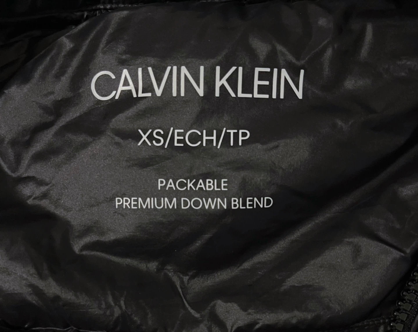 Calvin Klein Packable Down Blend Puffer Jacket XS Black - photo 5