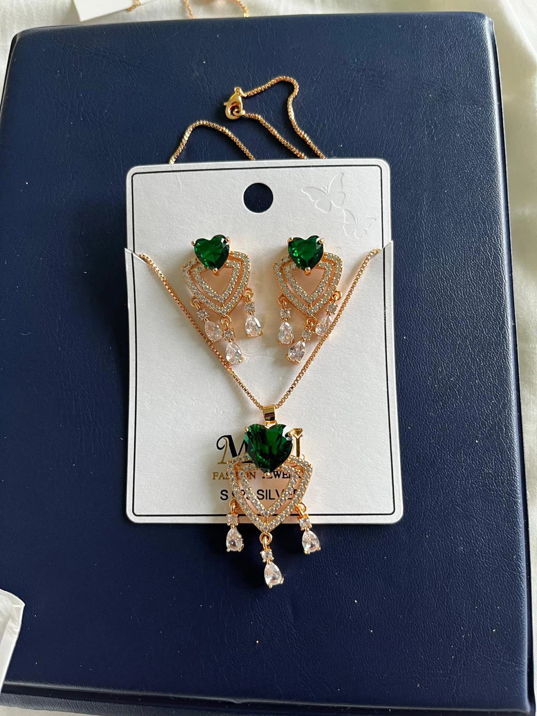 Fashion Jewelry Necklace and Earring Set - photo 2