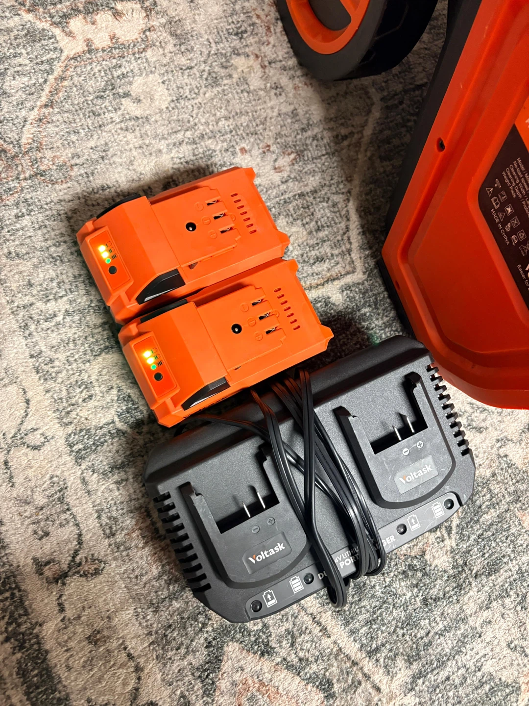 VOLTASK 48V Cordless Snow Shovel Electric Snow Blower 20-inch - photo 4