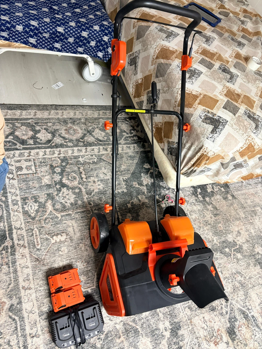 VOLTASK 48V Cordless Snow Shovel Electric Snow Blower 20-inch - photo 2