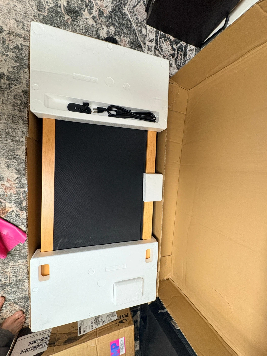 Goplus Walking Pad Under Desk Treadmill with Remote - photo 3