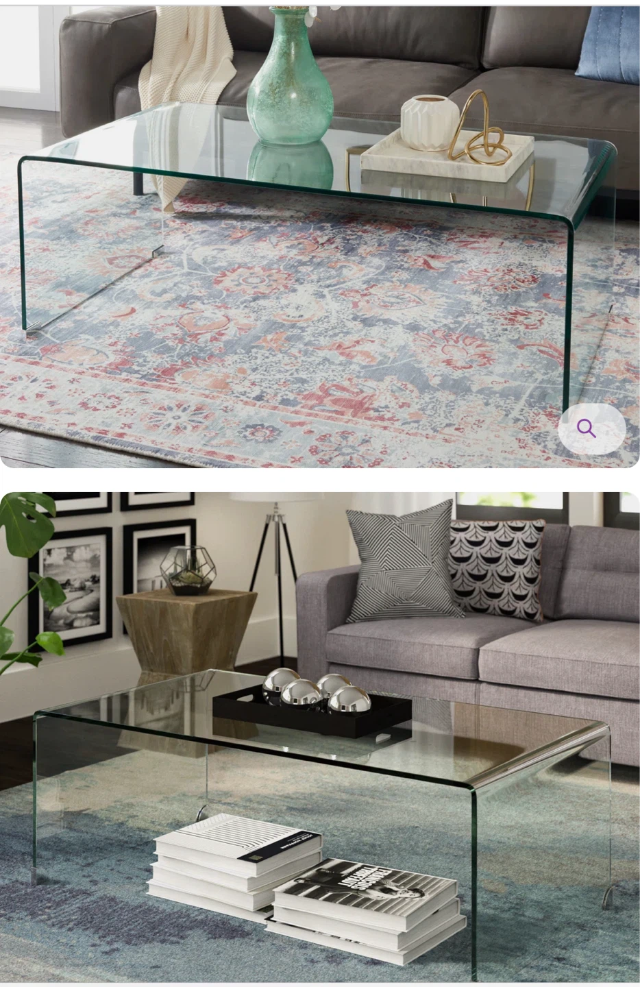 Haslemere Glass Coffee Table