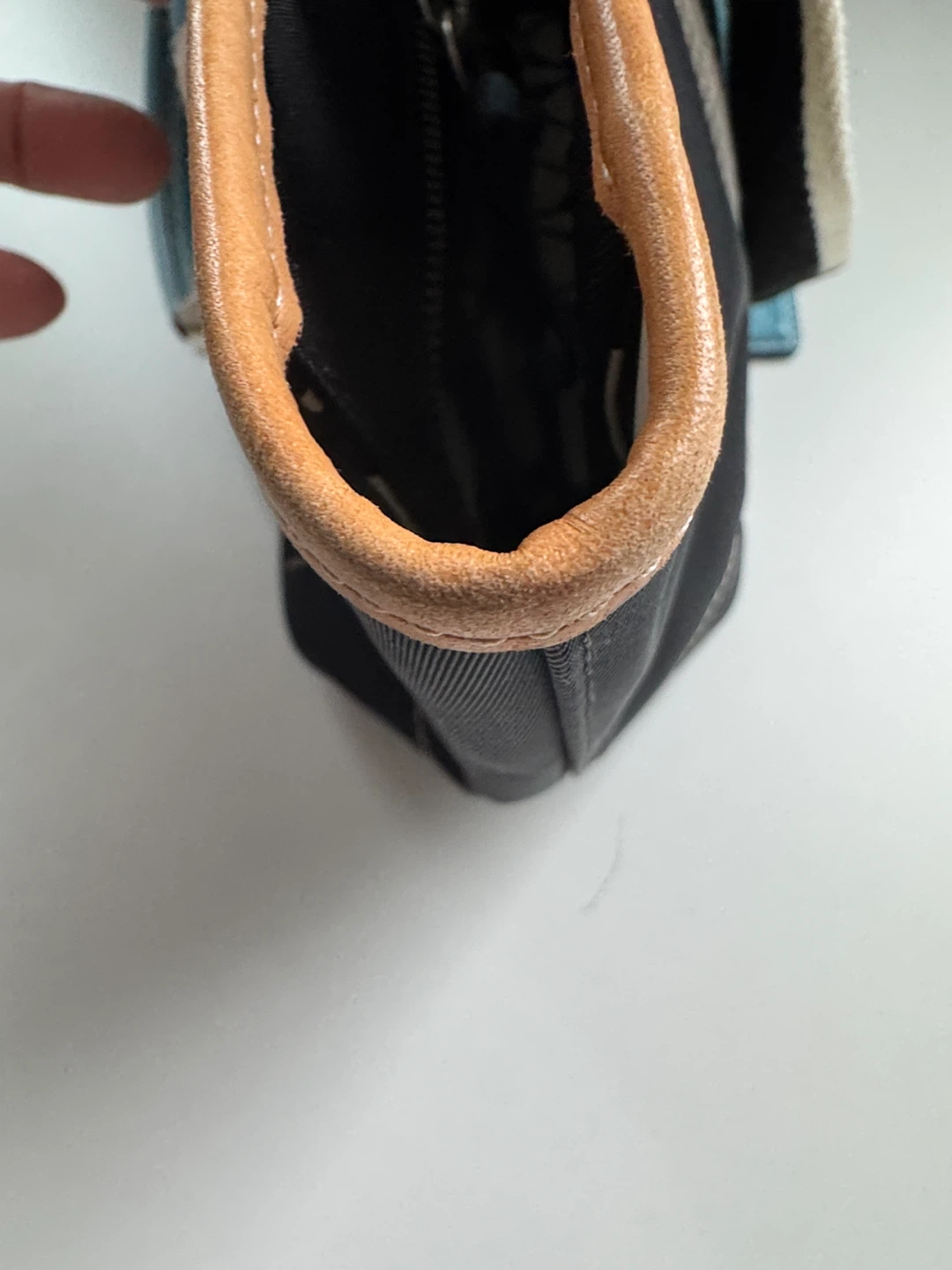 Coach Black Striped Tote Bag - photo 5