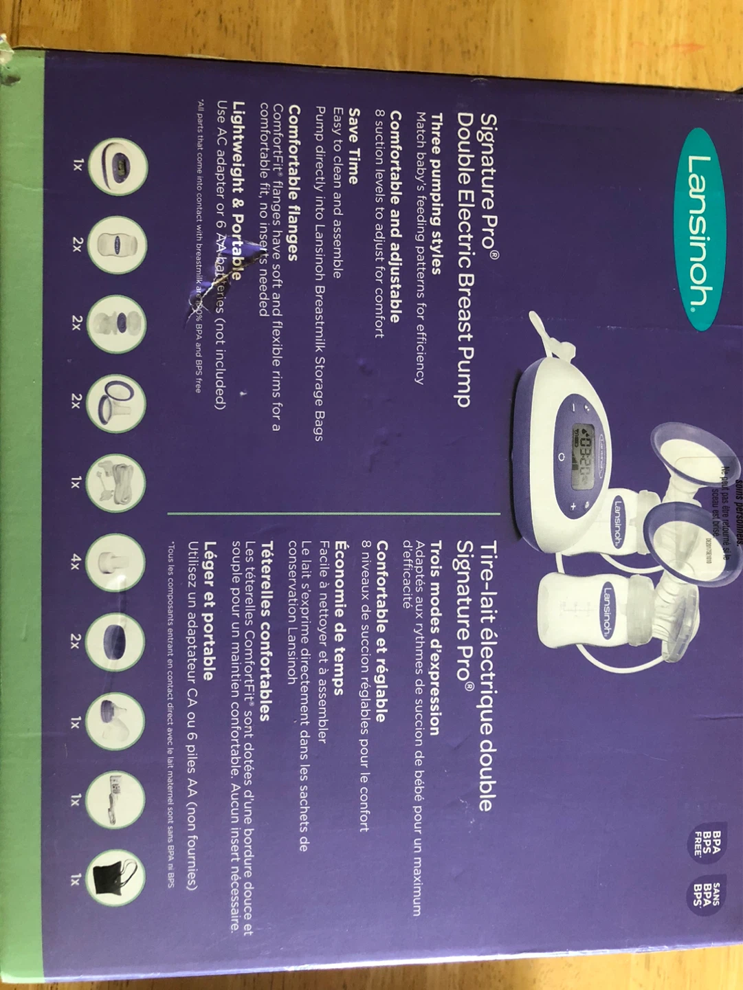 Lansinoh Signature Pro Double Electric Breast Pump - photo 2