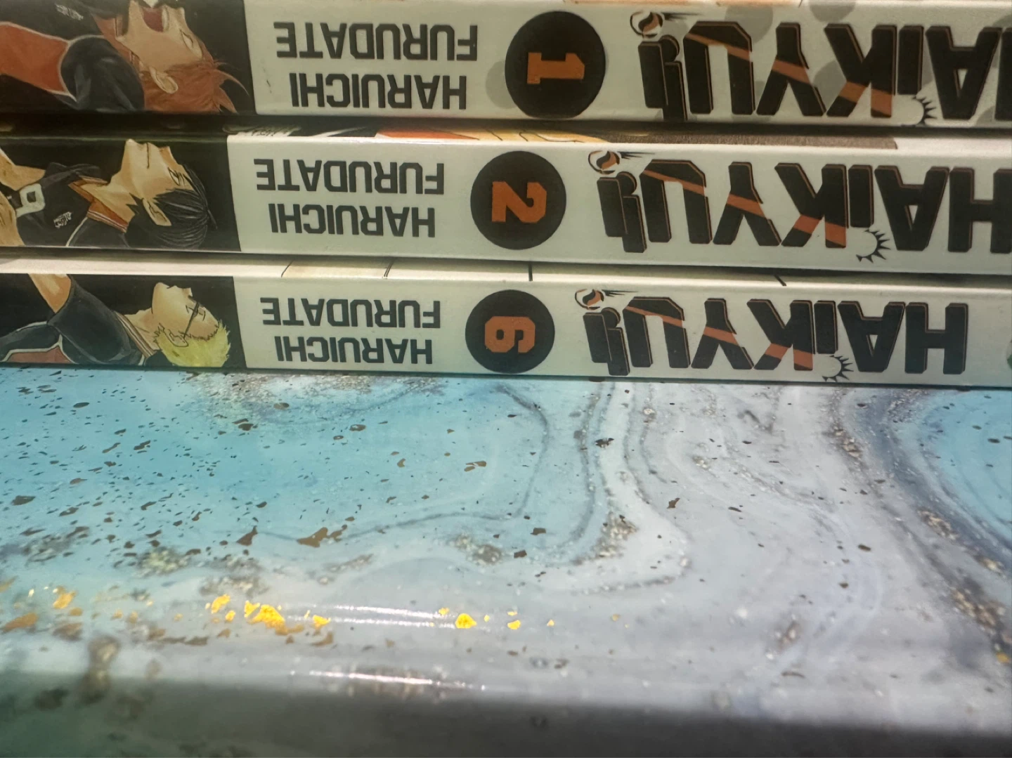 Haikyuu!! Manga Volumes 1, 2, & 6