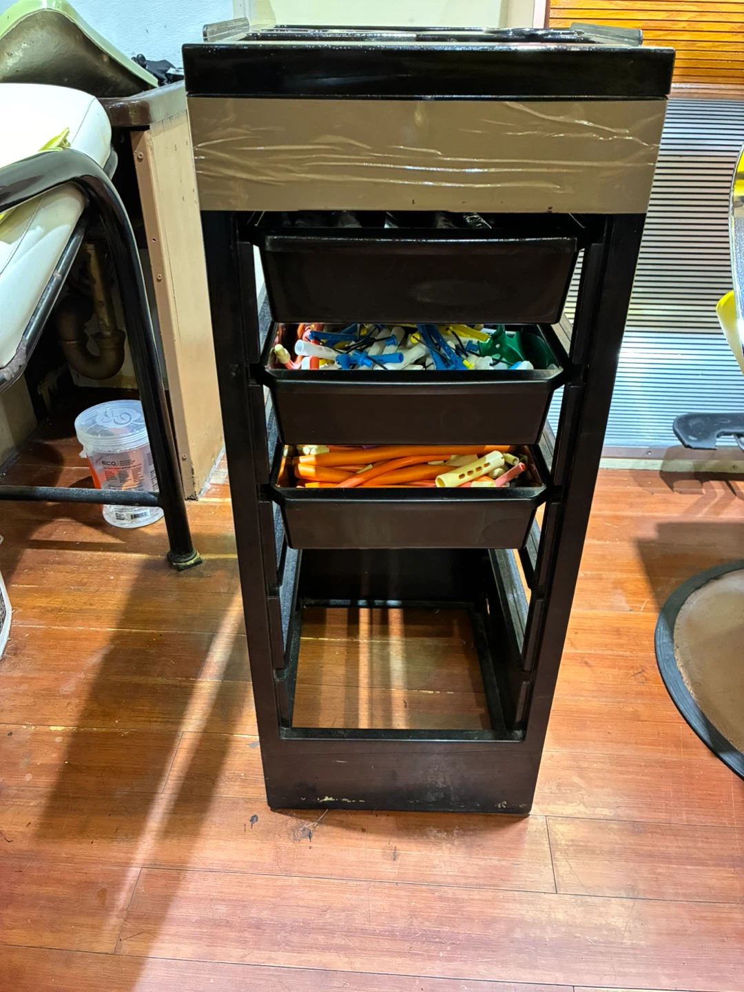 Salon Rolling Cart with Drawers