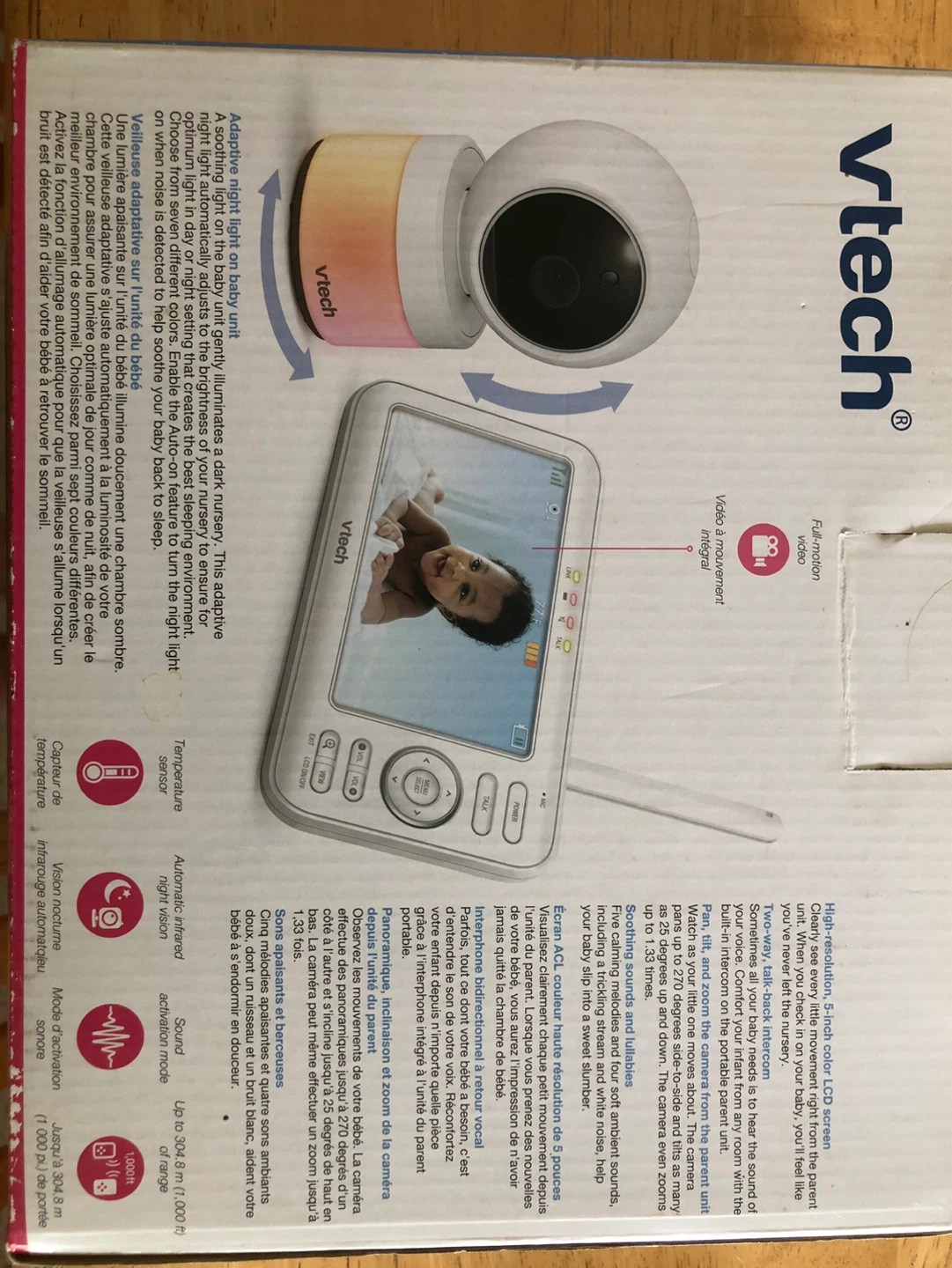 Vtech Pan & Tilt Video Baby Monitor - photo 2