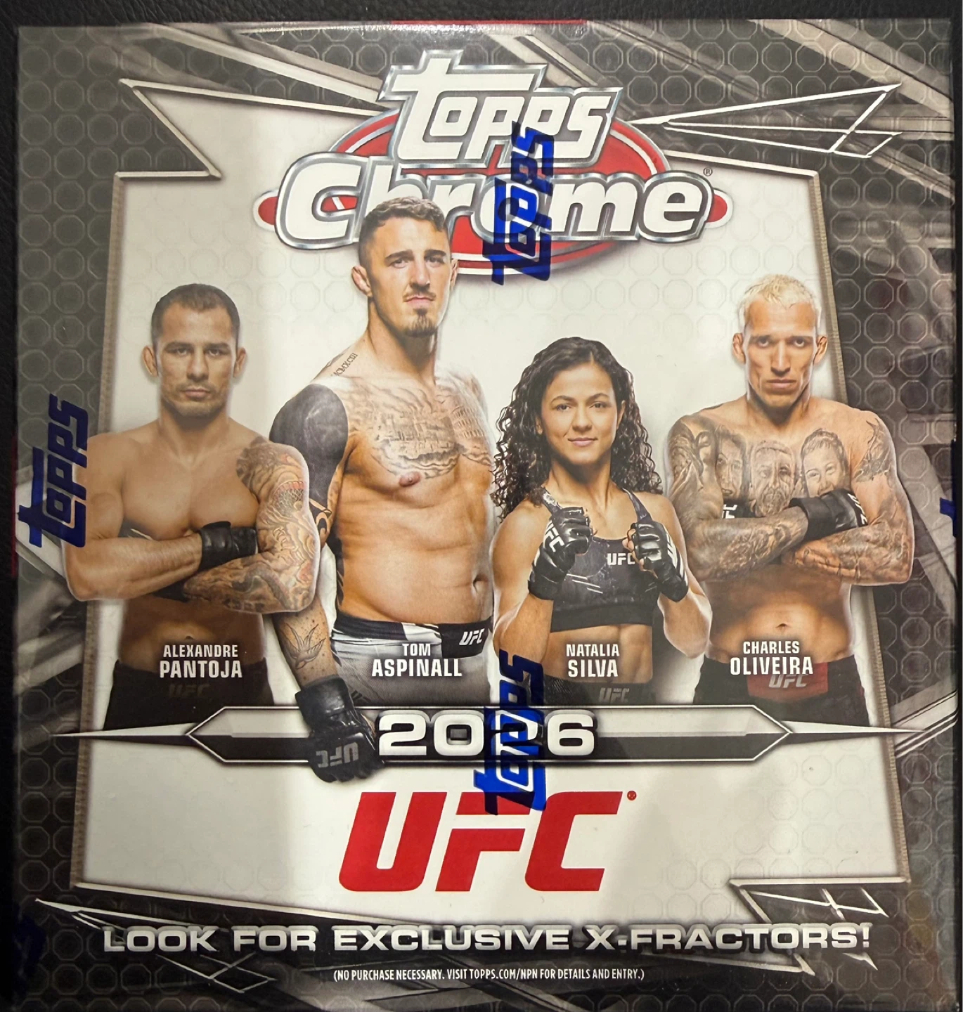 2026 Topps Chrome UFC Trading Card Blaster Box