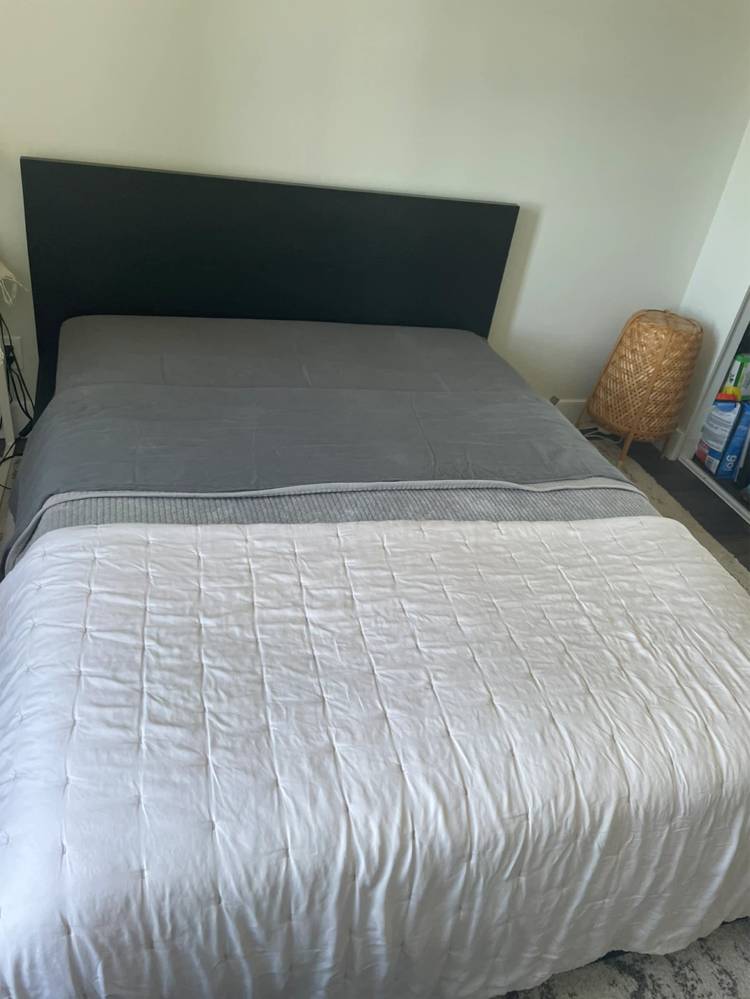 IKEA Malm Queen bed frame and mattress - photo 2