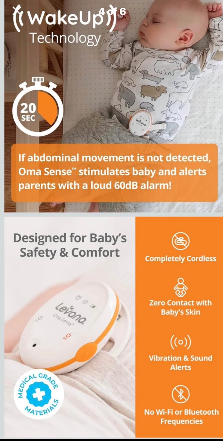 Levana Oma Sense Baby Movement Monitor - photo 4