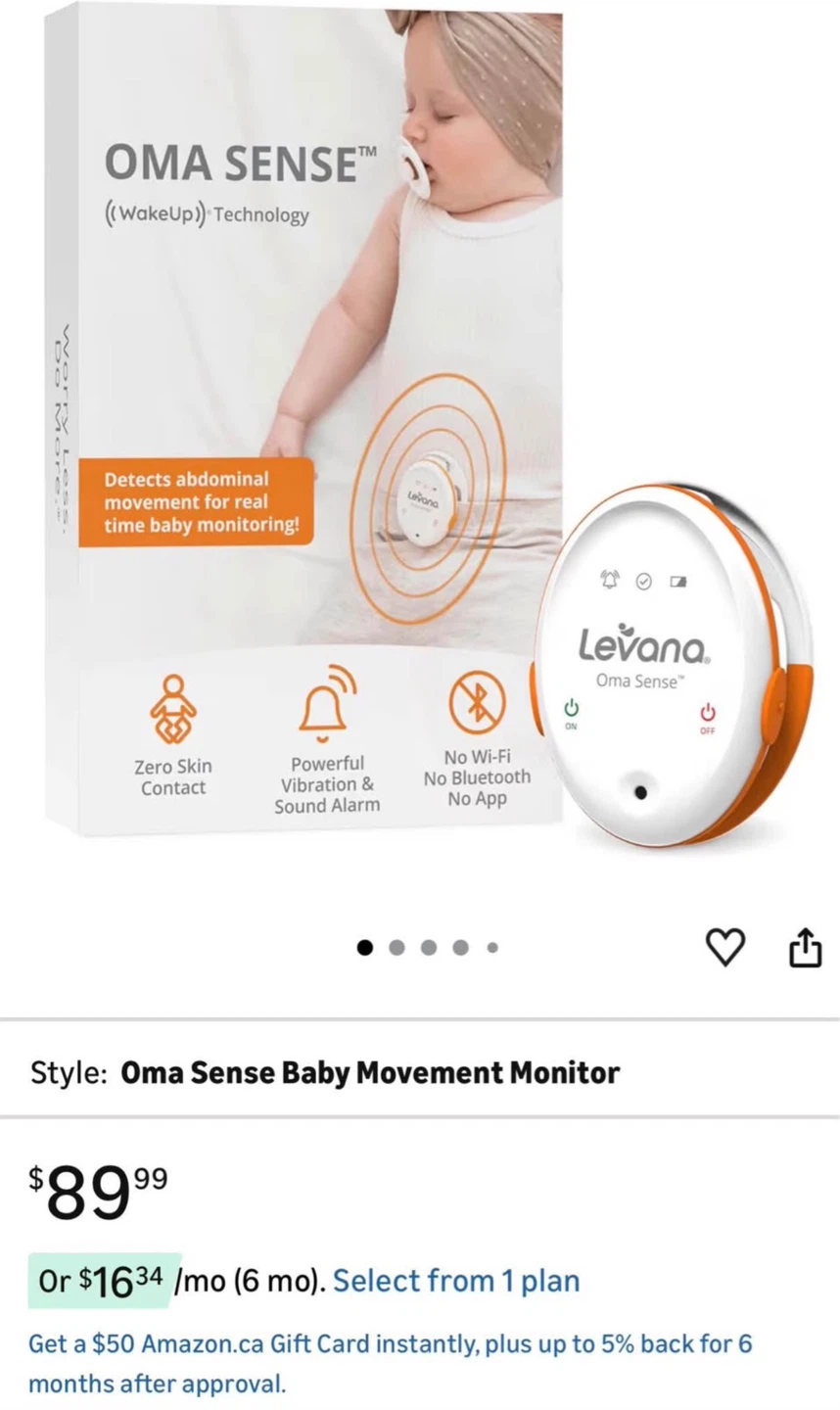 Levana Oma Sense Baby Movement Monitor - photo 2
