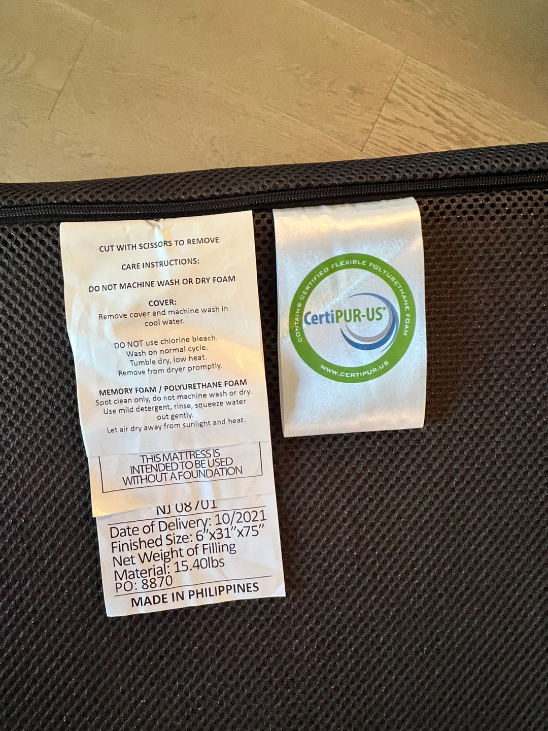 CertiPUR-US Folding Mattress - photo 4