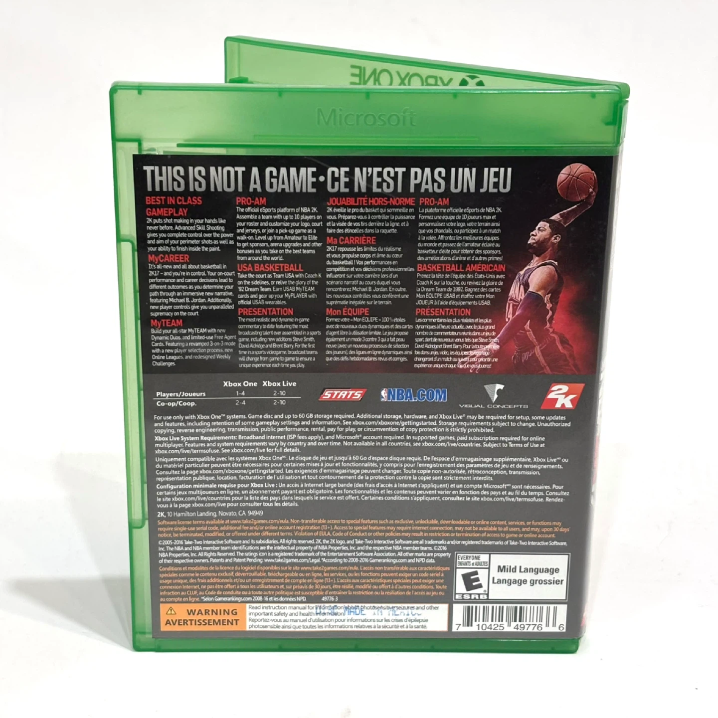 NBA 2K17 - Xbox One - Mint Condition - photo 3