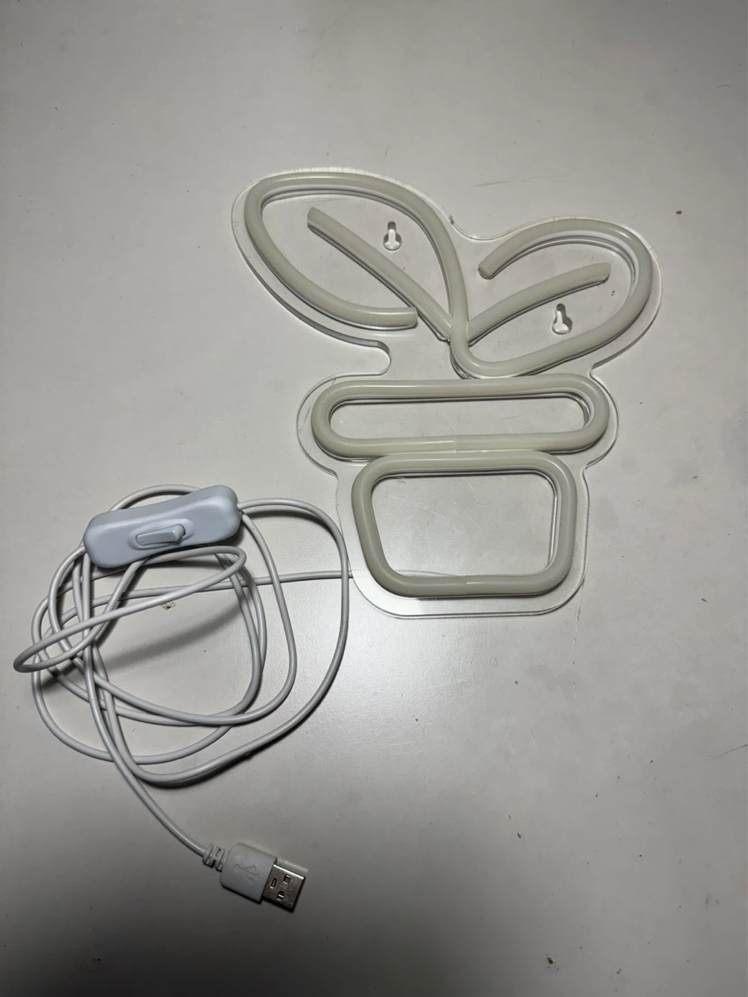 Plant Pot Neon Sign - photo 3