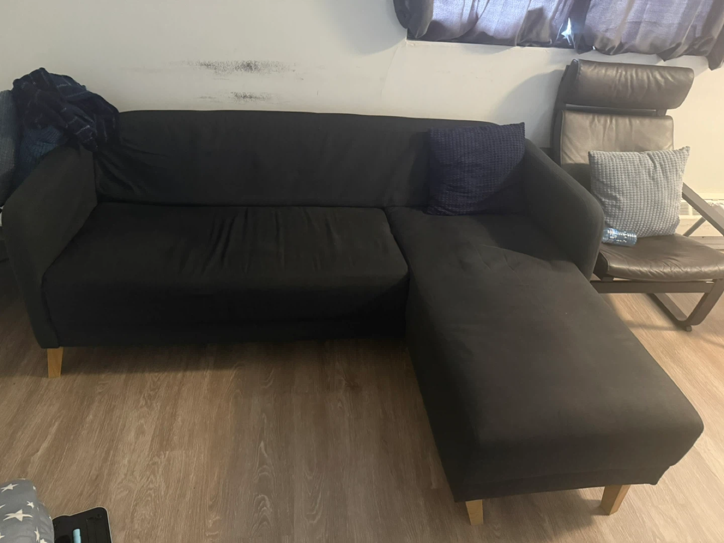 Black Sectional Sofa - photo 3