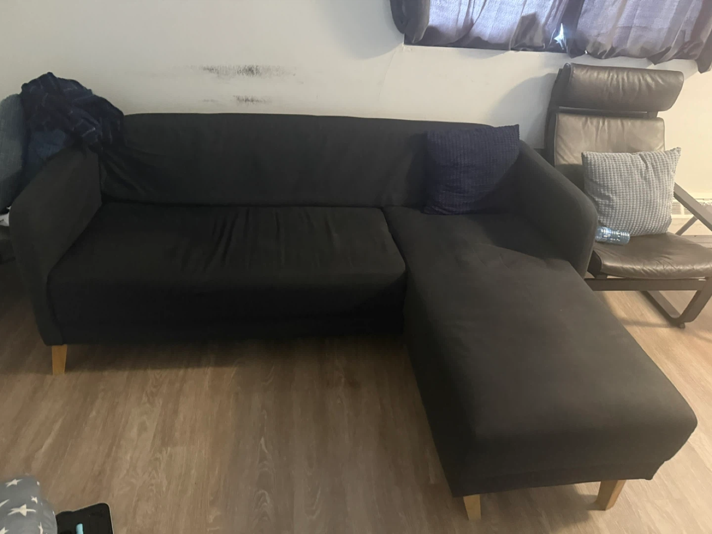 Black Sectional Sofa - photo 2