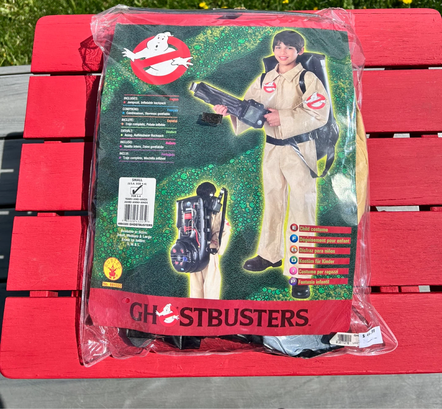 Ghostbusters Inflatable Proton Pack Costume for Kids