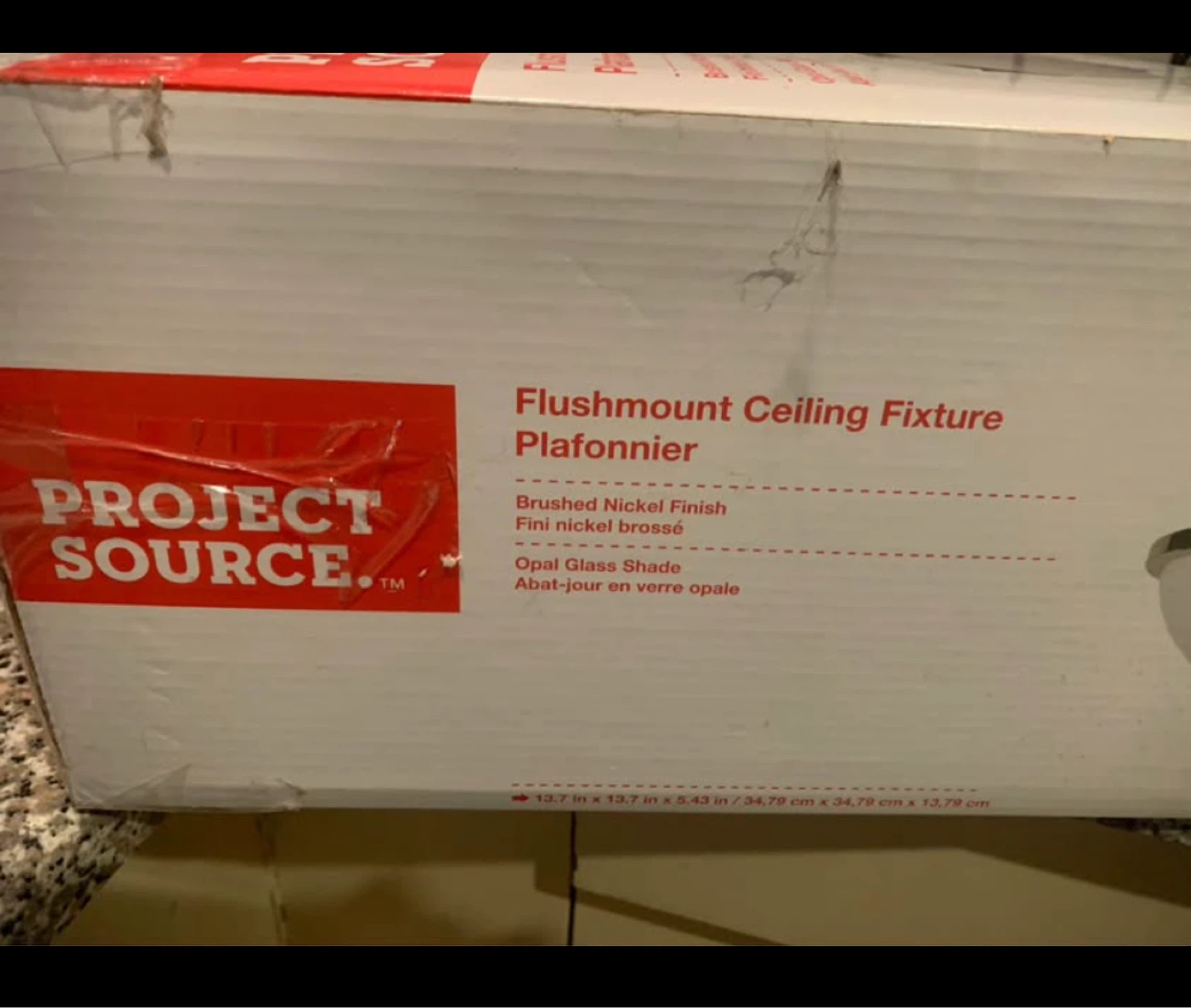 Project Source Flushmount Ceiling Fixture