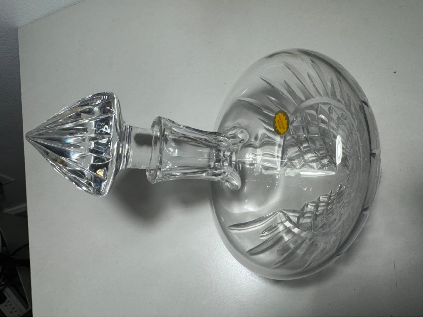 Lead Crystal Glass Decanter Made in Poland- 0.75L - photo 3
