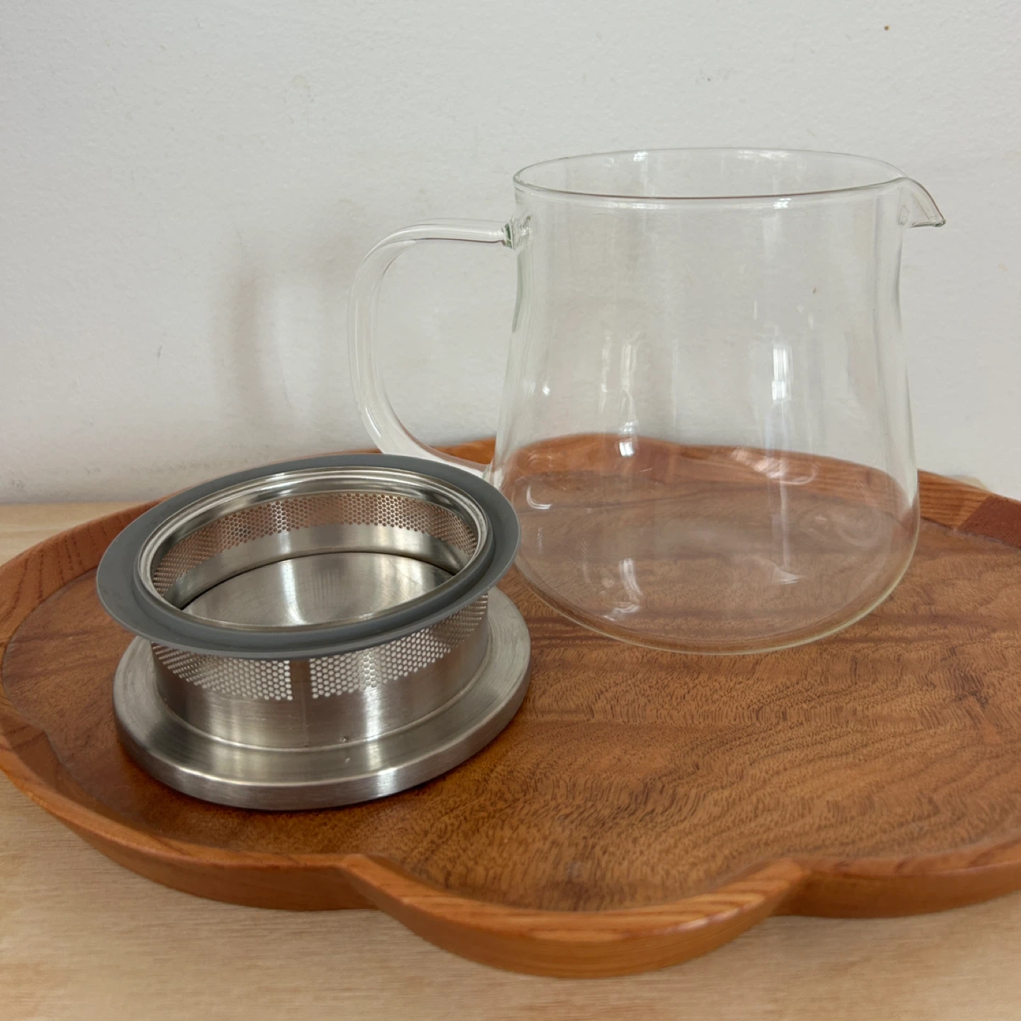 MUJI heatproof glass pot