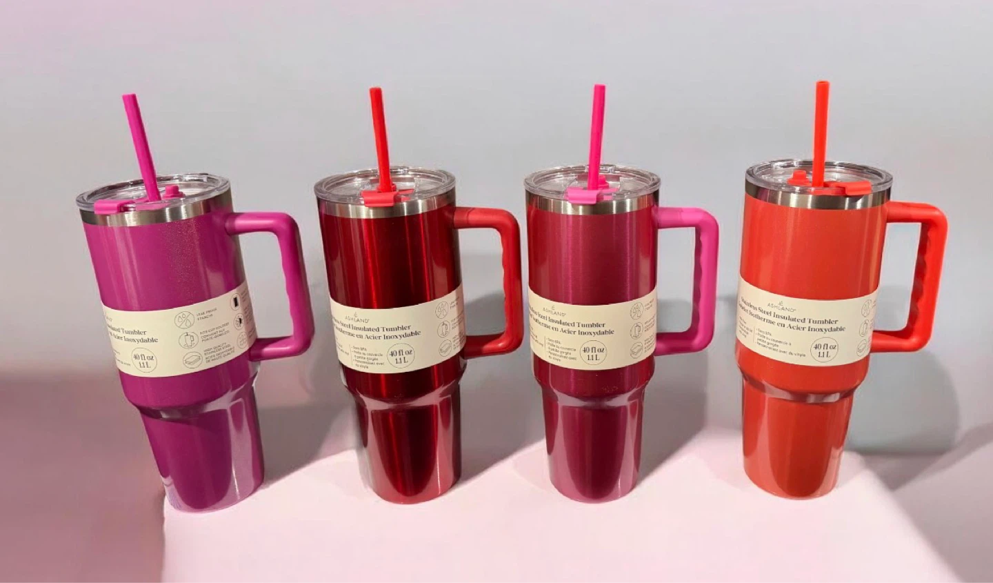 Ashland Stainless Steel Insulated Tumblers (40 oz)