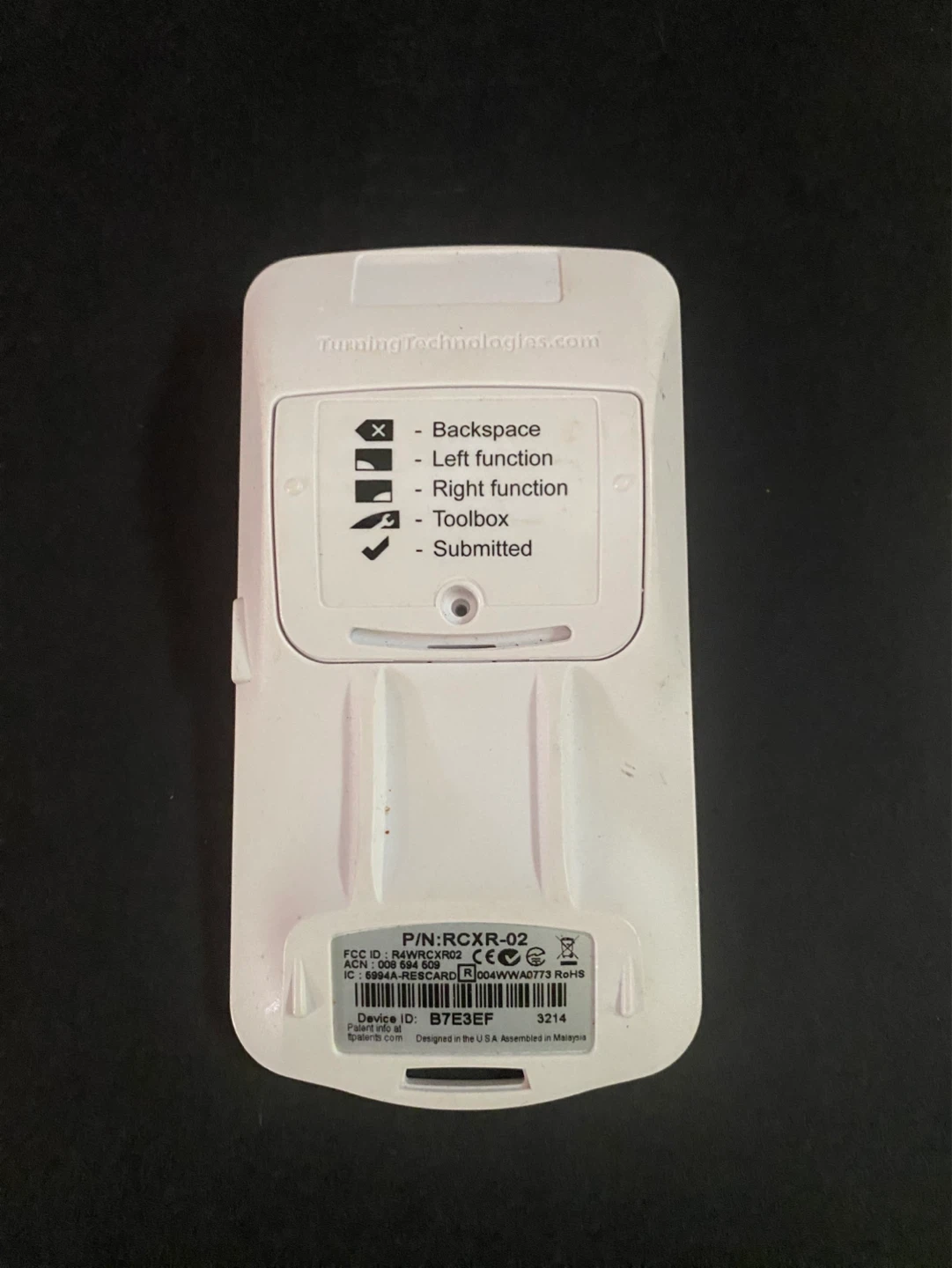 Turning Technologies ResponseCard NXT Clicker - photo 2