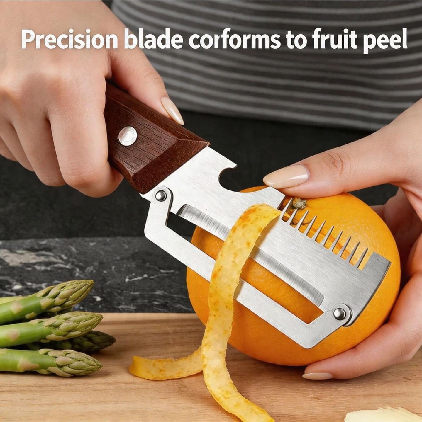 3-in-1 Stainless Steel Peeler with Bottle Opener - photo 5