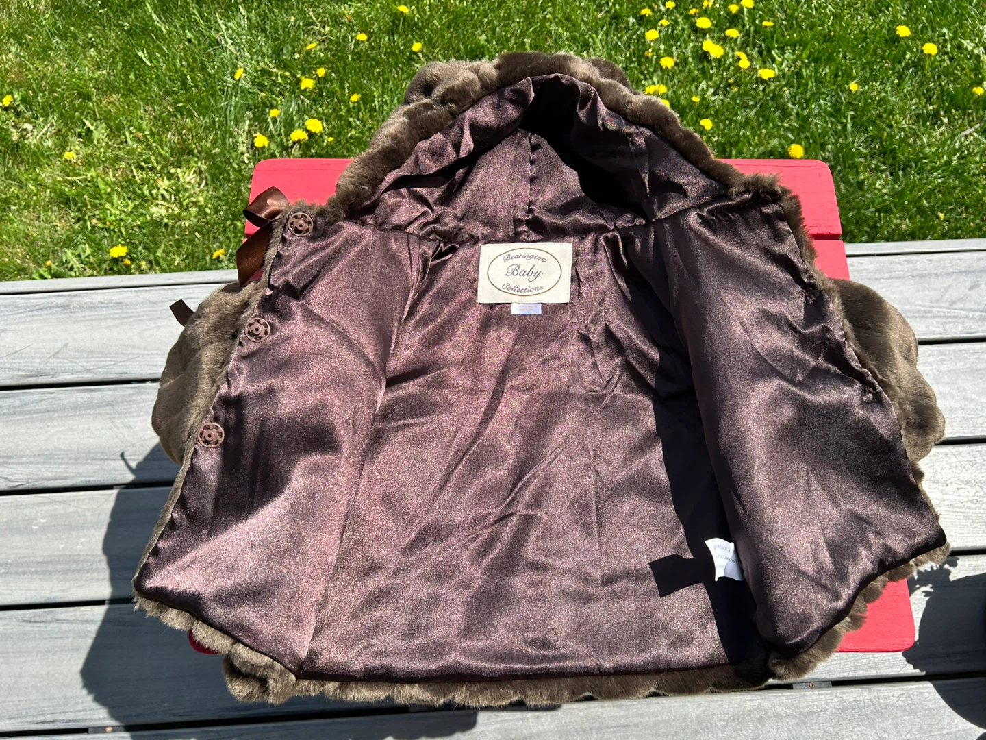 Bearington Bear Baby Bear Faux Fur Hooded Jacket - photo 3