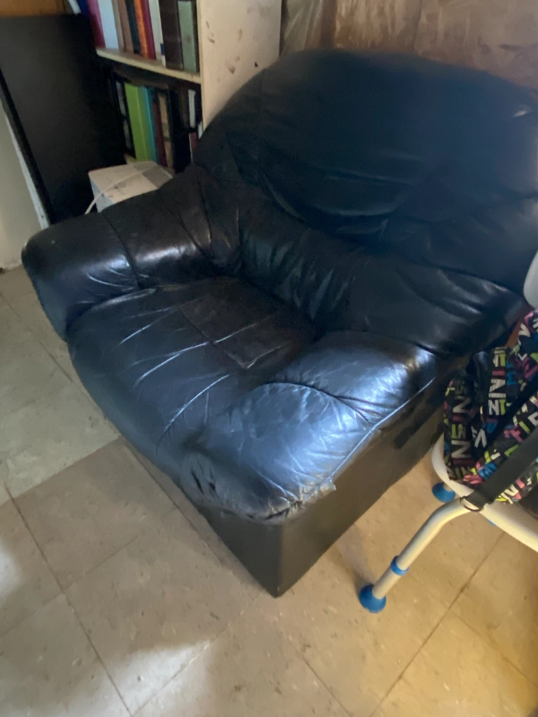 Brown Leather Armchair - Used but Good Condition - photo 3