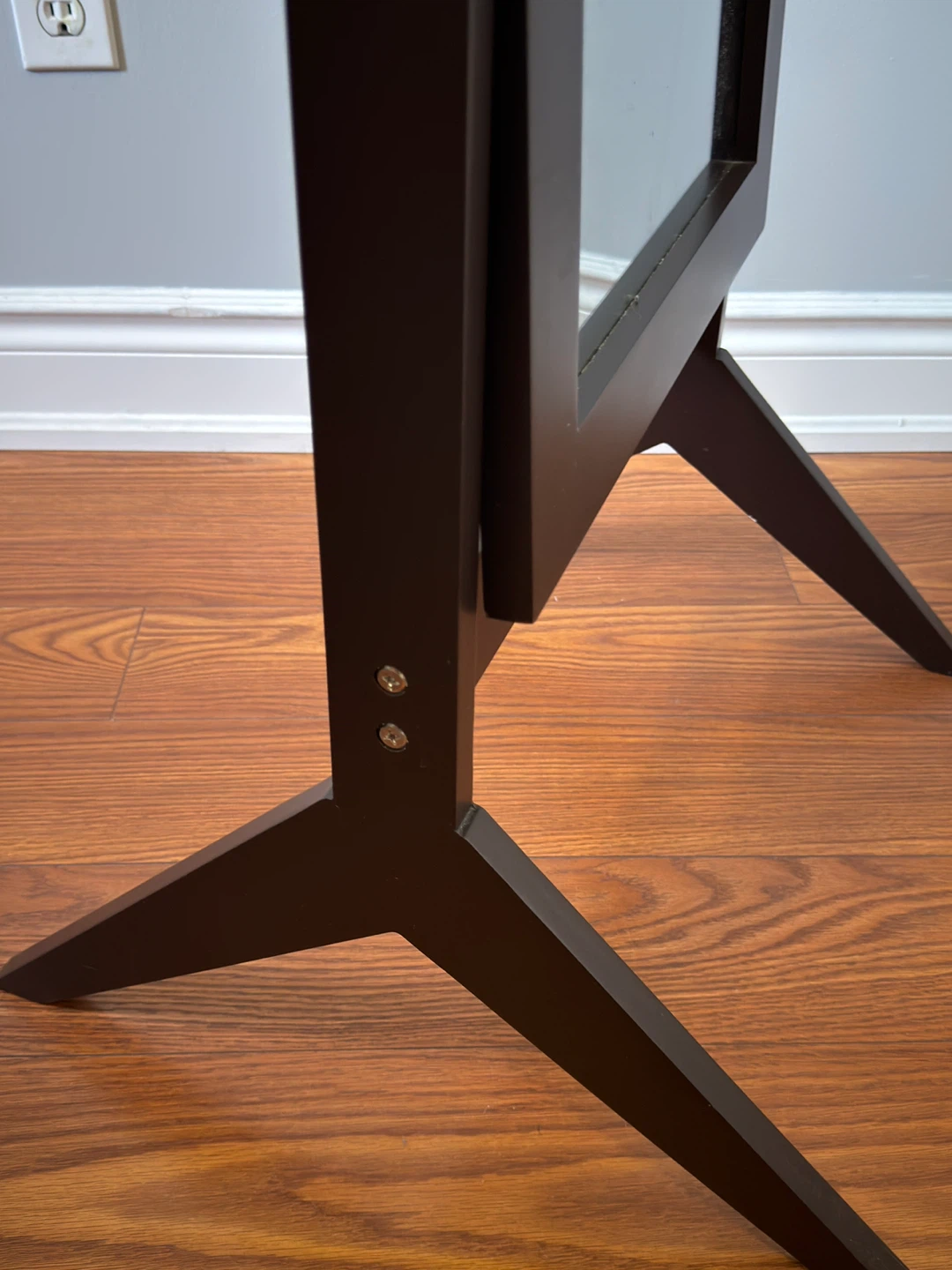 Full Length Standing Mirror - Dark Brown - photo 4