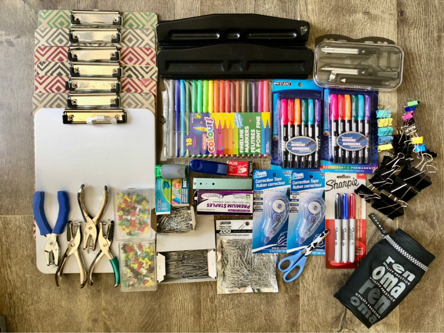 Assorted Stationery and Office Supplies